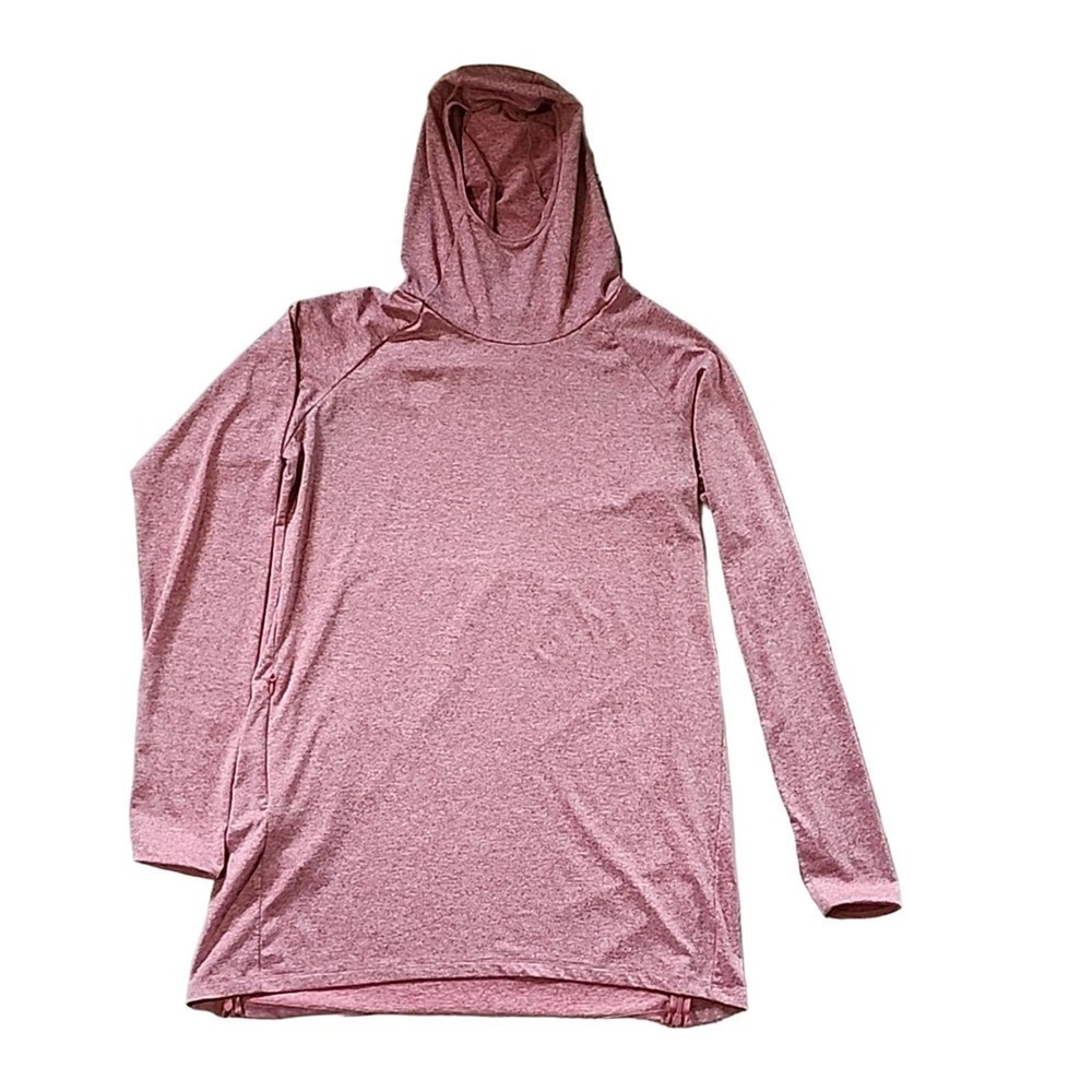 Halo hooded long-sleeve athletic top Red sz L Modest